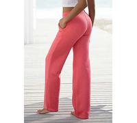 Vivance Elasticated Waist Straight Leg Sweat Pants Coral