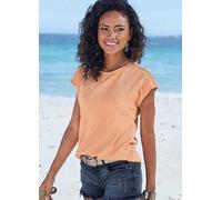Vivance Round Neck T-Shirt Peach