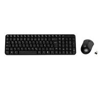 Vivanco IT-KB MS USB desktop set (keyboard, mouse), black