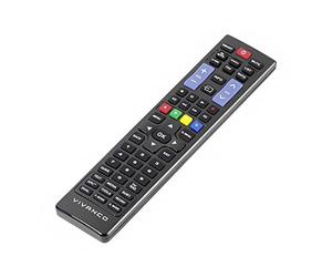 Vivanco RR 220 IR Wireless TV Remote Control Press the Buttons Remote Control (TV, IR Wireless, Press the Buttons, Black)