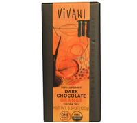 Vivani, 100% Organic Dark Chocolate, Orange, 3.5 oz (100 g)