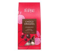 Vivani | Choco Dragees Cranberry | 1 x 75g