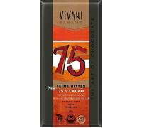 Vivani Dark 75% Panama 80g (Pack of 10)