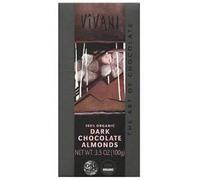 Vivani | Dark Almonds Chocolate | 6 x 100g