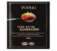 Vivani Dark Cooking Chocolate Bar 200g x 1