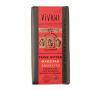 Vivani Dark Marzipan Amaretto 100 g (Pack of 10)