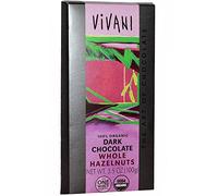 Vivani | Dark Whole Hazelnut Chocolate | 3 x 100g