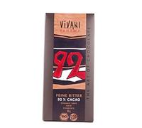 Vivani Organic Chocolate | 92% Dark Choc Panama Estate | 6 x 80g