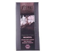 Vivani Organic Chocolate | Dark Choc & Almonds | 4 x 100g