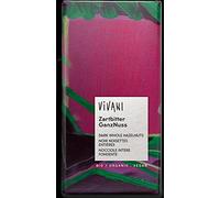Vivani Organic Chocolate | Dark Choc & Whole Hazelnuts | 2 x 10 x 100g