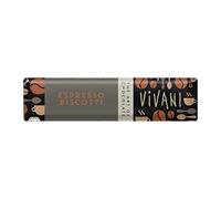 Vivani Organic Chocolate | Espresso Biscotti | 4 x 40g