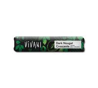 Vivani Organic Dark Nougat Croccante Chocolate - 35g