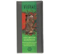 VIVANI Organic Milk Chocolate Whole Hazelnuts, 100 GR