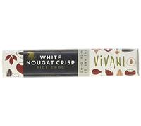 Vivani Organic White Nougat Crisp Chocolate Bar 35 g (Pack of 18)