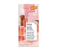 Vivani Vivani 100% Cocoa Chocolate w Blood Orange Vegan Organic 90g