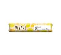 Vivani Vivani Organic Mini Milk Chocolate Lemon Cheesecake Bar 40g