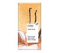 Vivani White Choc with Bourbon Vanill 80g x Pack of 10