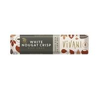 Vivani - White Nougat Crisp Chocolate Bar - 35g (Pack of 8)