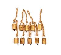 Vivanta Christmas Decorations - Bells for Crafts, Home Decor, Christmas Bell Ornaments, Christmas Bell Decorations, Christmas Bells for Decoration - Vintage, Small Jingle, Witch, and Cow Bells