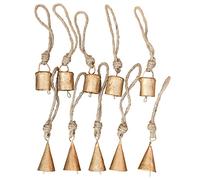 Vivanta Christmas Decorations - Bells for Crafts, Home Decor, Christmas Bell Ornaments, Christmas Bell Decorations, Christmas Bells for Decoration - Vintage, Small Jingle, Witch, and Cow Bells