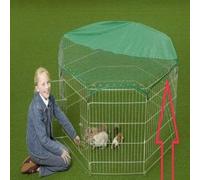 VivaPet Octagon Galvanised Rabbit Cage Playpen Safety Net Cover, 116 cm x 72 cm Size