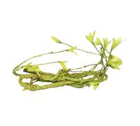 Vivarium Hanging Vine - 41 Inch Rotating AST, PU Synthetic Foliage, Realistic Climbing Function with Camouflage Effect | Practical Habitat Extension for Lizards, Frogs and Turtles, Amphibians