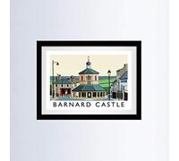 Vivarti Art - Barnard Castle 30x40cm Black Frame