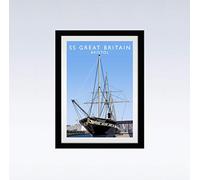Vivarti Art - SS Great Britain 40x50cm Black Frame