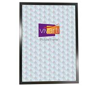 Vivarti Black Ash Finish Picture Frame (36 x 24 Inches) Portrait or Landscape Photo Frame with Clear Styrene Sheet & Wall Mounted Hook for Photos, Pictures, Posters, Decor, Certificate Frame