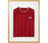 Vivarti DIY Junior 3D Mounted Sports Display Frame - Football, Rugby, Band T-Shirt Shadow Box - 50 x 70cm - Oak Frame, White Mount, White Backing Card