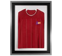 Vivarti DIY Sports Shirt Display Silver Frame (Junior, 50 x 70cm - Silver Frame, Black Mount, White Backing Card)