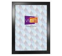 Vivarti Matt Black Finish Picture Frame (18 x 12 Inches) Portrait or Landscape Photo Frame with Clear Styrene Sheet & Wall Mounted Hook for Pictures, Posters, Decor, Certificate Frame