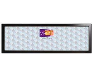 Vivarti Panoramic Thin Matt Black Picture Photo Frame 20 x 7 Inches