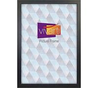 Vivarti Thin Black Ash Picture Frame A3 Size 29.7 x 42 cm - A3 Frame - Photo Frame - 29.7x42 Frame Black with Clear Styrene Sheet & Wall Mounted Hook - 29.7 x 42cm