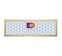 Vivarti Thin Gold Picture Frame 20" x 7" - Picture Frames - 20 x 7 Frame - Photo Frame - 20x7 Frame Gold with Clear Styrene Sheet & Wall Mounted Hook - 20 x 7 Inches