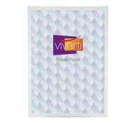 Vivarti Thin Matt White Picture Photo Frame, 24" x 18" - Picture Frames - 24 x 18 Frame - Photo Frame - 24x18 Frame White with Clear Styrene Sheet & Wall Mounted Hook - 24x18 inch - 18 x 24 Inches