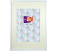Vivarti Thin Matt White Picture Photo Frame A2 Size 59.4 x 42 cm with Mount (Aperture A3 Size)