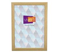 Vivarti Thin Oak Finish Picture Photo Frame, 12" x 10"