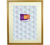 Vivarti Thin Oak Picture Photo Frame 20 x 16 Inches with Mount (Aperture A3 Inches)