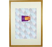 Vivarti Thin Oak Picture Photo Frame A3 Size 29.7 x 42 cm with Mount (Aperture A4 Size)