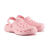 VIVASHOES Women’s Classic Clogs - Lightweight Waterproof Slip-On Shoes with Breathable Design & Strap - Comfortable Everyday Garden, Beach & Home Footwear - True to Size Good for Wide Fit - Pink 4