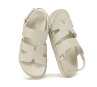 VIVASHOES Women's Chunky Flatform Sandals with Adjustable Slingback Strap - Lightweight Minimalist Summer Sandals for Ladies - Casual Holiday Beach Walking