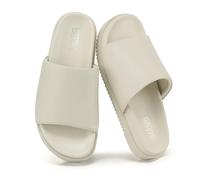 VIVASHOES Women's Slip On Slide Sandals - Wide Band Flatform Sandals for Ladies - Lightweight Minimalist Summer Sandals for Casual Holiday Beach Walking