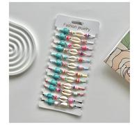VIVAZYTGH 12 Pieces of Summer Seashell Turquoise Sea Turtle Soft Ceramic Bracelet Men and Women Beach Friendship Bracelet Set