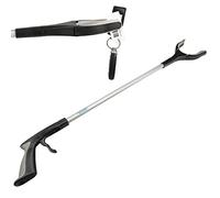 Vive 32" Reacher Grabber Stick - Extra Long Litter Picker for Adults, Elderly, Disabled, Handicap - Rotating Hand, Heavy Duty Grip Arm - Reaching Assist Tool for Trash Pickup, Garden Nabber