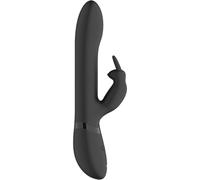 Vive Amoris Black Rabbit Vibrator With Stimulating Beads