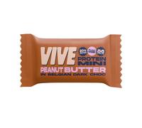 Vive Dark Chocolate Coated Peanut Butter Flavour Protein Bites - Vegan - High Fibre Protein Mini Bars - Pack of 6