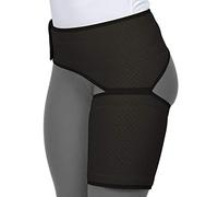 Vive Groin and Hip Support - Sciatica Wrap for Men and Women - Compression for Nerve Pain Relief - Thigh, Hamstring Recovery for Joints, Flexor Strains, Pulled Muscles (Black, Waist: 48"-58")