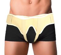 Vive Hernia Belt - Hernia Support Truss for Single/Double Inguinal or Sports Hernia - Two Removable Compression Pads & Adjustable Groin Straps - Surgery Recovery (Large)