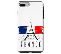 Vive La France - France with Sketch Drawing Eiffel Tower Case for iPhone 7 Plus/8 Plus